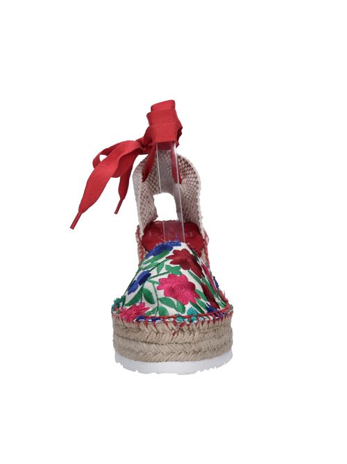 Fabric wedges FABI | FDTREV AIROABIANCO-MULTICOLOR